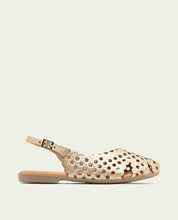 BLACK LEATHER FLAT SANDAL AGATE