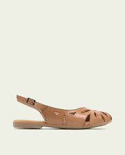 SANDALES PLATES EN CUIR ANDREA TAUPE
