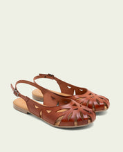 SANDALE PLATE EN CUIR ANDREA CUIR