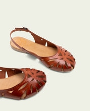 SANDALE PLATE EN CUIR ANDREA CUIR