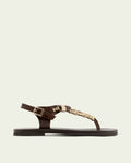 MOKA LEATHER TOE POST SANDAL ADA