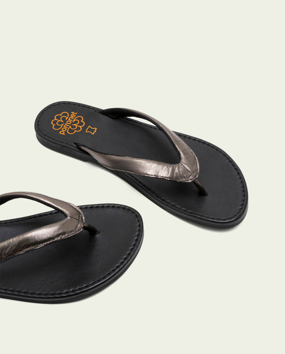 LEAD TOE POST SANDAL AMBRE
