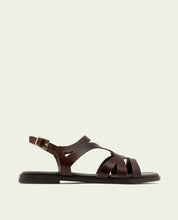 LEATHER SANDALS BILLY MOCHA