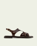 LEATHER SANDALS BILLY MOCHA