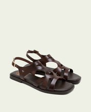 LEATHER SANDALS BILLY MOCHA