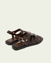 LEATHER SANDALS BILLY MOCHA