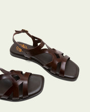 LEATHER SANDALS BILLY MOCHA