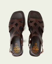 LEATHER SANDALS BILLY MOCHA