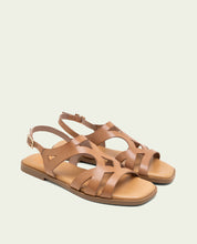 LEATHER SANDALS BILLY TAUPE