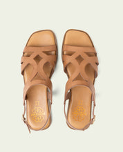 LEATHER SANDALS BILLY TAUPE