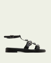 BLACK LACED SANDALS BIANCA