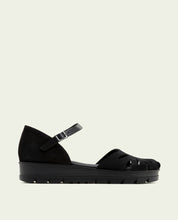 BLACK LACED SANDALS BIANCA