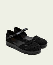 BLACK LACED SANDALS BIANCA