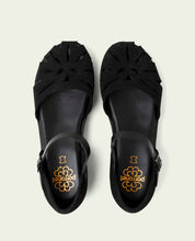 BLACK LACED SANDALS BIANCA