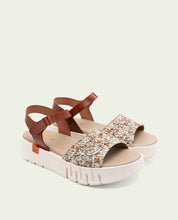 DIANA LEATHER WEDGE HEEL SANDALS