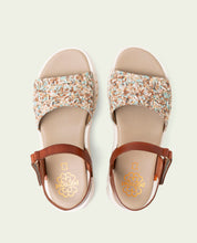 DIANA LEATHER WEDGE HEEL SANDALS