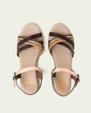 FABIANA MOKA WEDGE HEEL SANDAL