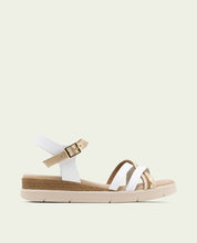 SANDALE À TALON EN CUIR FABIANA NOIR PLOMB