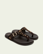 HARPER MOKA SLAVE FLAT SANDAL