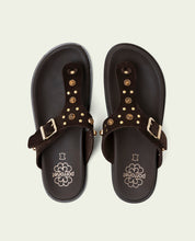 HARPER MOKA SLAVE FLAT SANDAL