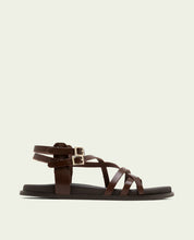 SANDALE PLATE EN CUIR HERA CUIR
