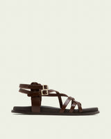 SANDALE PLATE EN CUIR HERA CUIR
