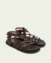 SANDALE PLATE EN CUIR HERA CUIR