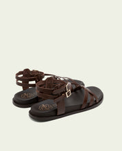 SANDALE PLATE EN CUIR HERA CUIR