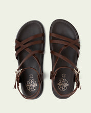 SANDALE PLATE EN CUIR HERA CUIR
