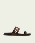 MOKA STUDDED FLAT SANDAL