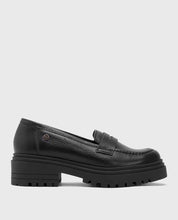 BLACK FLAT LOAFERS SAHIRA