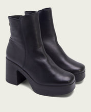 BOTTINES À TALON NOIR ZIPPÉS LIA