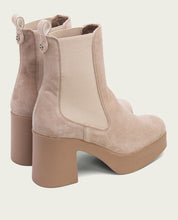 SAND HEEL ANKLE BOOTS WITH ELASTICS LENA