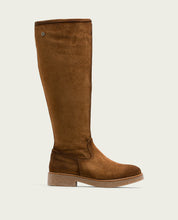 INÉS LEATHER LEATHER TALL BOOTS WITH ZIPPER