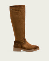 INÉS LEATHER LEATHER TALL BOOTS WITH ZIPPER