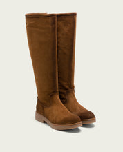 INÉS LEATHER LEATHER TALL BOOTS WITH ZIPPER
