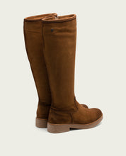 INÉS LEATHER LEATHER TALL BOOTS WITH ZIPPER