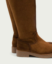 INÉS LEATHER LEATHER TALL BOOTS WITH ZIPPER