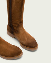 INÉS LEATHER LEATHER TALL BOOTS WITH ZIPPER