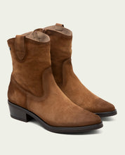 LEATHER MALENA LEATHER ANKLE BOOTS WITH ZIPPER
