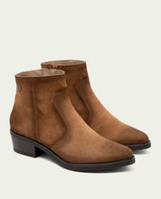 LEATHER MARINA LEATHER ANKLE BOOTS WITH ZIPPER