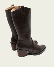 Moka Nerea Leather Cowboy Boots