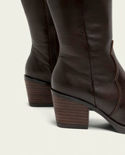 Moka Nerea Leather Cowboy Boots