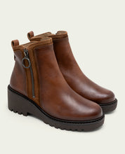 LEATHER PAZ LEATHER ZIPPER ANKLE BOOTS