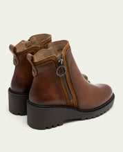 LEATHER PAZ LEATHER ZIPPER ANKLE BOOTS