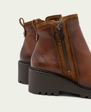 LEATHER PAZ LEATHER ZIPPER ANKLE BOOTS