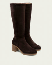 Tina Moka Leather Heeled Boots