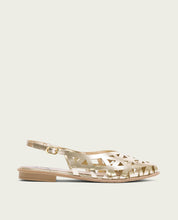 RINA GOLD FLAT BALLET SHOES