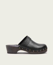 CLOGS EN CUIR POUR FEMME BRUNA NOIR