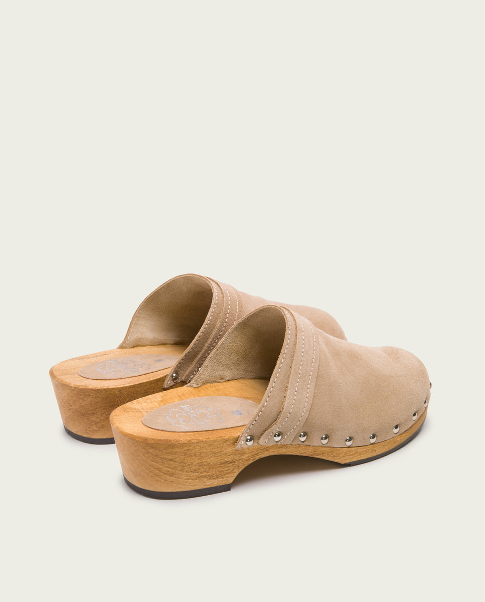 CLOGS EN DAIM POUR FEMME BRUNA ARENA